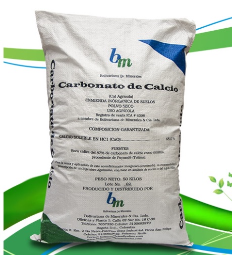 Carbonato de calcio (Cal) - Fertilizantes