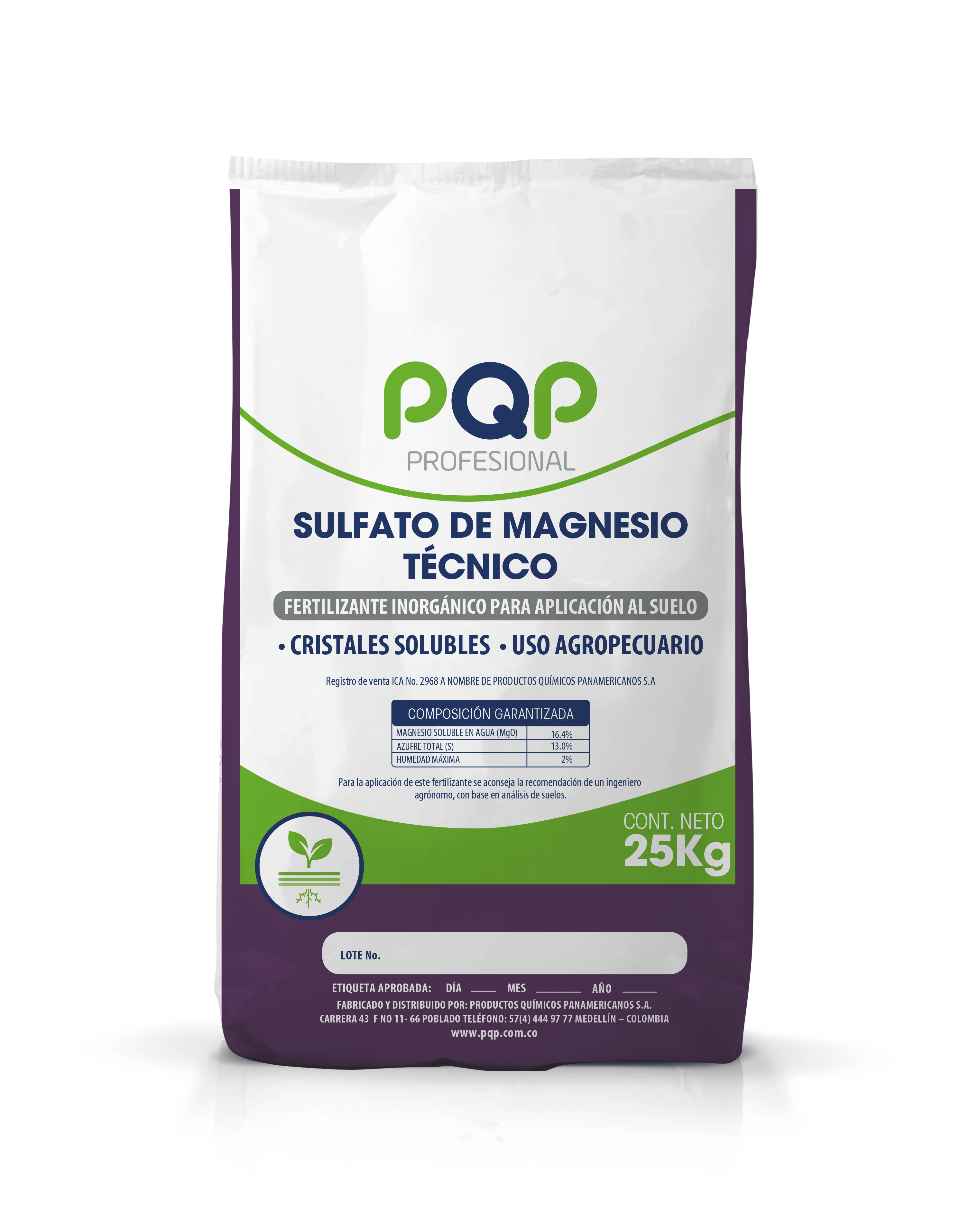 Fertilizantes Sulfato de Magnesio Técnico