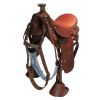 Silla de Vaquería POTENTADO Natural Engrasada -  Sillas para caballos