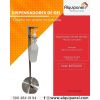 Dispensador de Gel en Acero Inoxidable -  Limpieza y Desinfección