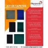 KIT en Bandeja  Polipropileno  + Tapete de secado -  Limpieza y Desinfección