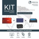 Kit de Energía Solar Free 650Wh/día -  Plantas Solares y Paneles solares