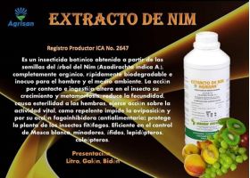 Extracto de Nim -  Insecticidas trampas y repelentes