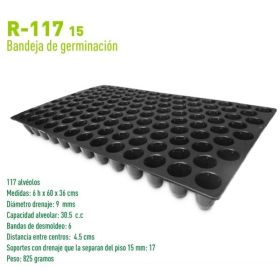 Bandeja de Germinación R-117 en  Agrofertas®