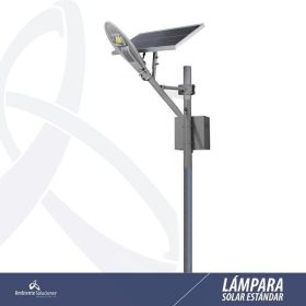 Lampara Solar Led con Poste Línea Estándar 90W 9m 12 Horas -  Lamparas solares y calentadores