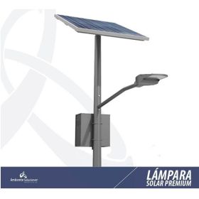 Lampara Solar Led con Poste Línea Premium 35W 6m 12 Horas -  Lamparas solares y calentadores