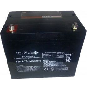 Bateria Seca TB-PLUS de 12V - 75 A -  Plantas eléctricas