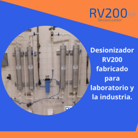 RV 200 Equipo Desionizador de agua -  Tratamiento de Aguas