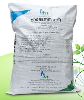 Corrector de suelos Corremin 8-M en  Agrofertas SAS ®