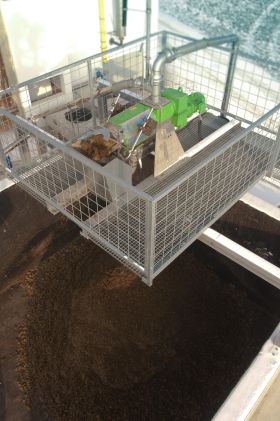 Separador de sólidos - Estiércol / Compost -  Equipos para Compostaje