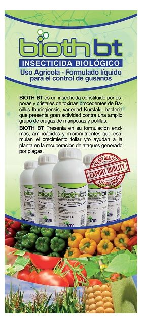compra  Bioth BT Insecticida Biológico en Agrofertas.co a  Colveagro Biotecnología Agrícola