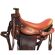 Silla de Vaquería POTENTADO Natural Engrasada -  Sillas para caballos